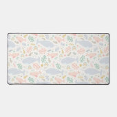 水彩画とシールパターン デスクマット (正面)