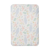 水彩画とシールパターン バスマット (正面縦)