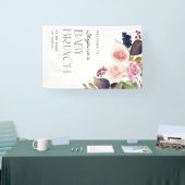 水彩画とベリーフローラベビーブランチ 横断幕 (トレードショー)