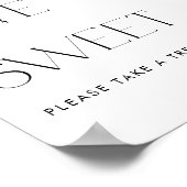 水彩画とベリーフローラ愛は甘い ポスター (角)