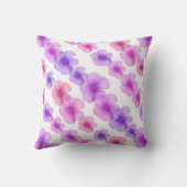 水彩画によっては装飾用クッションが開花します クッション (裏面)