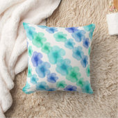 水彩画によっては装飾用クッションが開花します クッション (ブランケット)