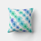 水彩画によっては装飾用クッションが開花します クッション (裏面)