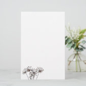水彩画によって乾燥される花 便箋 (スタンド正面)