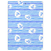 水彩画のいかりパターン1 クリップボード (裏面)