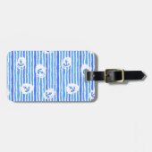 水彩画のいかりパターン1 ラゲッジタグ (正面横)