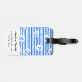 水彩画のいかりパターン1 ラゲッジタグ (裏面横)