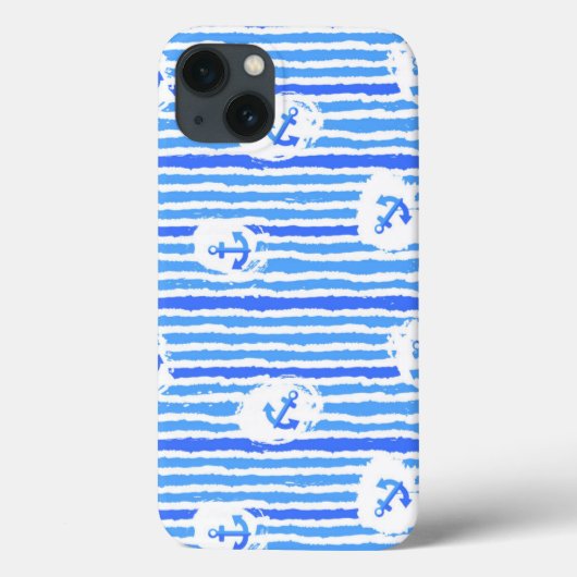 水彩画のいかりパターン1 Case-Mate iPhoneケース (裏面)