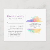 水彩画のおもしろいRSPV 案内ポストカード (裏面)