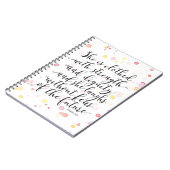 水彩画のしぶきの諺の31:25の螺線形ノート ノートブック (左側)