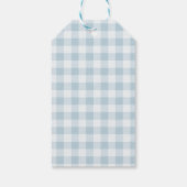 水彩画のひよこ と 卵たち 青空 イースターおめでとう ギフトタグ (裏面)