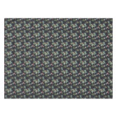 水彩画のやしパターン テーブルクロス (正面(横))