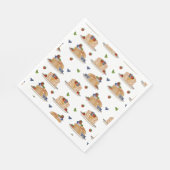 水彩画のようなパンケーキ ベリー Breakfast ブランシュ スタンダードランチョンナプキン (角)