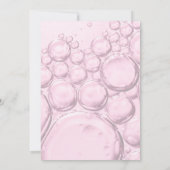 水彩画のようなプリンセスのための週末独身パーティーへの招待 招待状 (裏面)