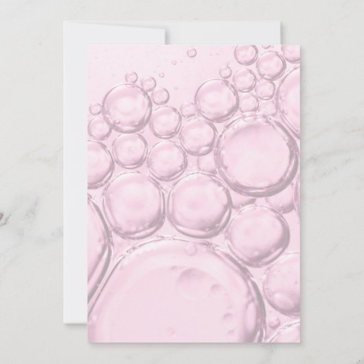 水彩画のようなプリンセスのための週末独身パーティーへの招待 招待状 (裏面)