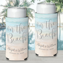 水彩画のような夏のビーチウェディング