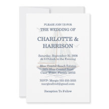 水彩画のような海岸の風景を背景にしたウェディング