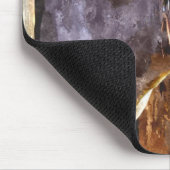 水彩画のろば マウスパッド (コーナー)