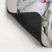 水彩画のアイリス マウスパッド (コーナー)