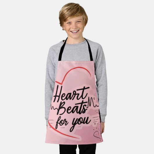 水彩画のアーティストのエプロン エプロン (着用した状態)