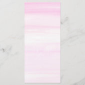 水彩画のウェディングケーキロゴ メニュー (裏面)