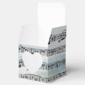 水彩画のウェディング シート ミュージック フェイバーボックス (オープン)