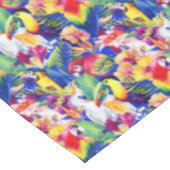 水彩画のオウム テーブルクロス (アングル)