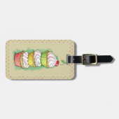 水彩画のカップケーキ。 台所実例 ラゲッジタグ (正面横)