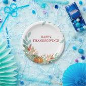 水彩画のカボチャ ペーパープレート (パーティー)