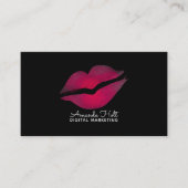 水彩画のキス 名刺 (正面)