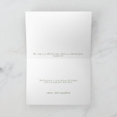 水彩画のキリストの降誕を称える宗教的なカード シーズンカード (内部)