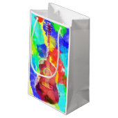 水彩画のギター スモールペーパーバッグ (裏面アングル)