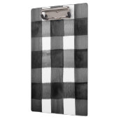 水彩画のギンガムのクリップボード クリップボード (左)