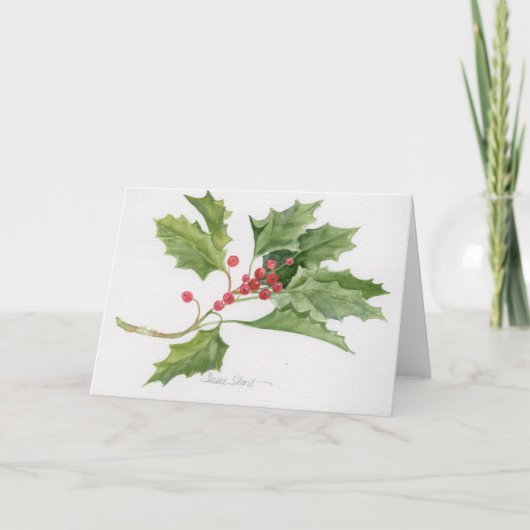 水彩画のクリスマスカード09CCS2-6 シーズンカード (正面)