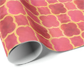 水彩画のクローバー ラッピングペーパー (ロールコーナー)