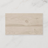 水彩画のグリーンと森林のようなウェディング エンクロージャーカード (裏面)