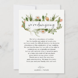 水彩画のケーキが小さくなった結婚式の最新情報 招待状