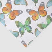 水彩画のサファリ: 蝶 薄葉紙 (詳細)