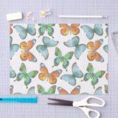 水彩画のサファリ: 蝶 薄葉紙 (クラフト)