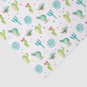 水彩画のサボテンのティッシュペーパー 薄葉紙 (詳細)