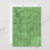 水彩画のサボテンのベビーシャワーのサンキューカード 招待状 (裏面)