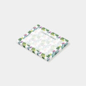 水彩画のサボテンの芸術パターン ポストイット (アングル)