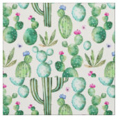 水彩画のサボテンはパターンを植えます ファブリック (見本)
