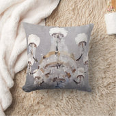 水彩画のシャンデリアの装飾用クッション クッション (ブランケット)