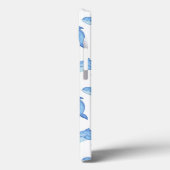 水彩画のシロナガスクジラパターン Case-Mate iPhoneケース (裏面 / 左)