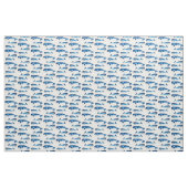 水彩画のシロナガスクジラ ファブリック (ヤード)