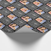 水彩画のジグザグ形は写真シェブロンを所有するために加えます ラッピングペーパー (角)