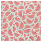 水彩画のスイカの生地 ファブリック (クローズアップ)