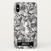 水彩画のスカルの庭 Case-Mate iPhoneケース (裏面)