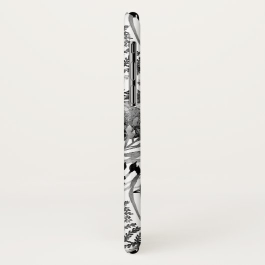 水彩画のスカルの庭 Case-Mate iPhoneケース (裏面/左)